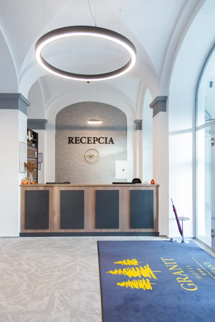 Kúpeľný ústav GRANIT Piešťany, recepcia